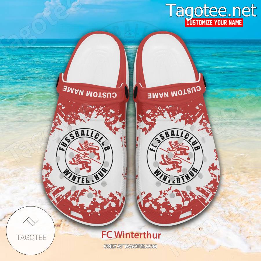 FC Winterthur Custom Crocs Clogs - BiShop a