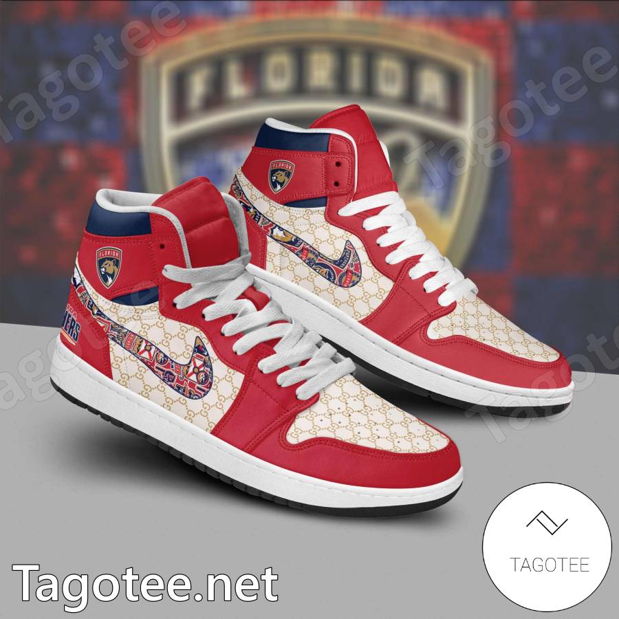 Florida Panthers Gucci Air Jordan High Top Shoes a