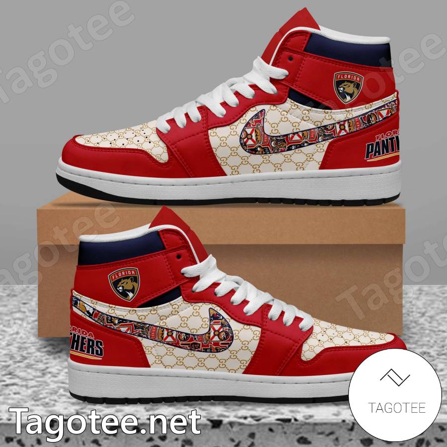 Florida Panthers Gucci Air Jordan High Top Shoes