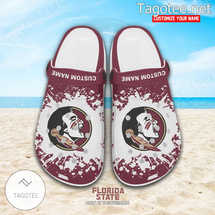 Florida State Logo Custom Crocs Clogs - BiShop a