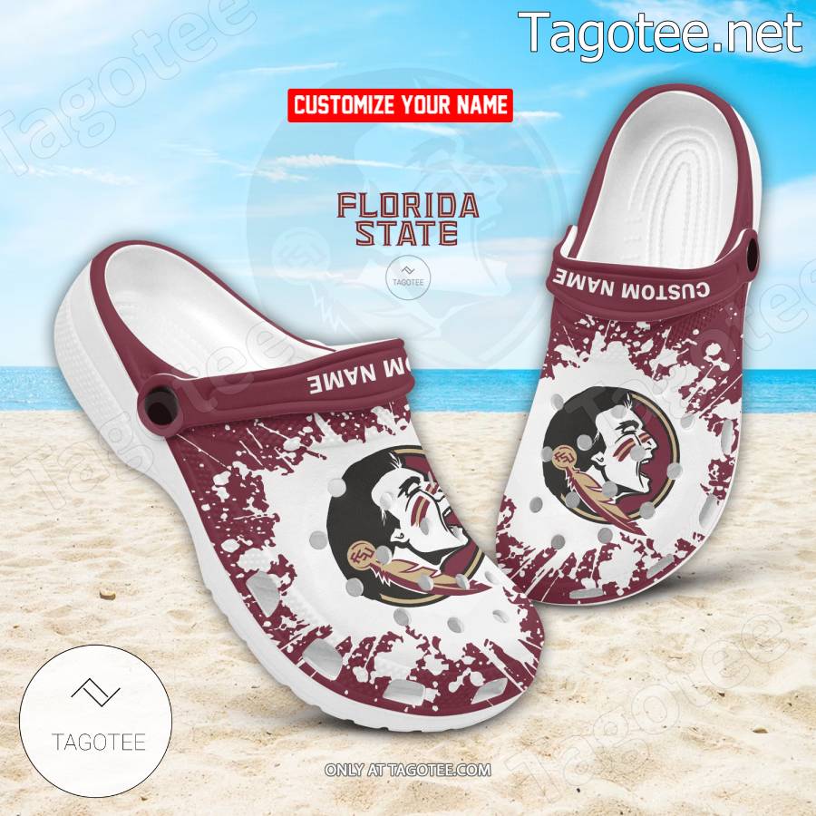 Florida State Logo Custom Crocs Clogs - BiShop