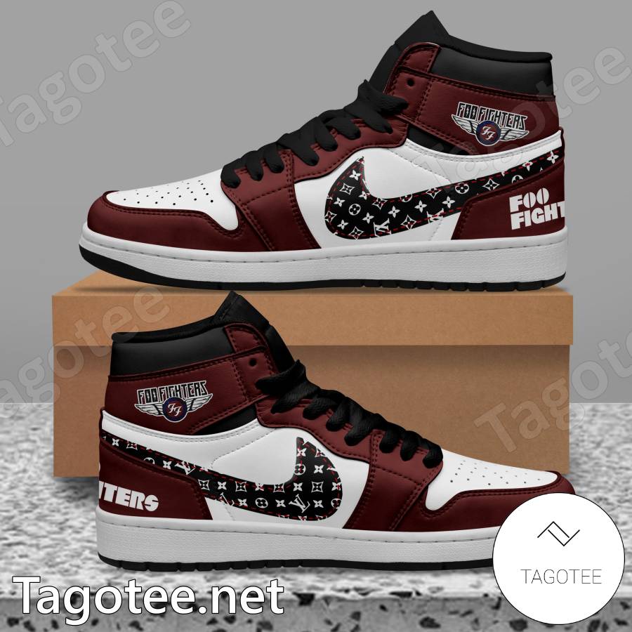 Foo Fighters Music Band Louis Vuitton Air Jordan High Top Shoes a