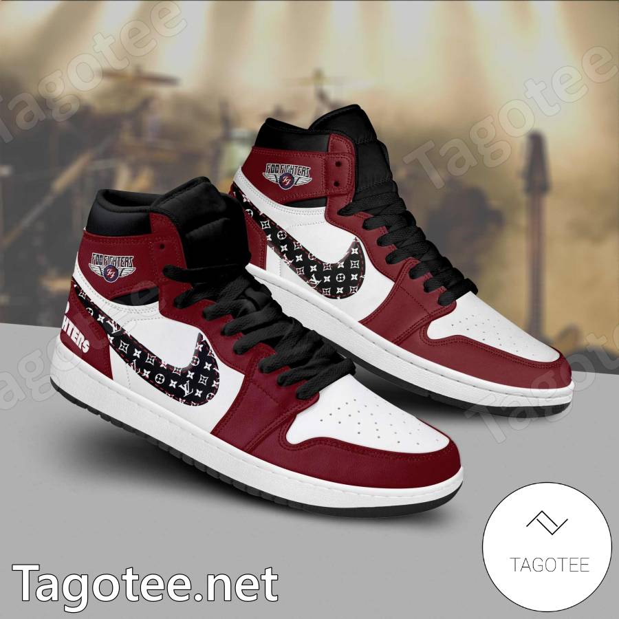 Foo Fighters Music Band Louis Vuitton Air Jordan High Top Shoes