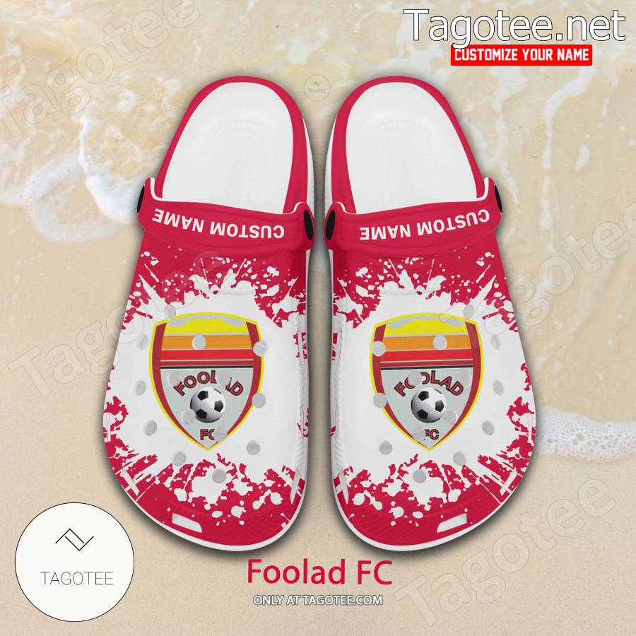 Foolad FC Logo Custom Crocs Clogs - BiShop a