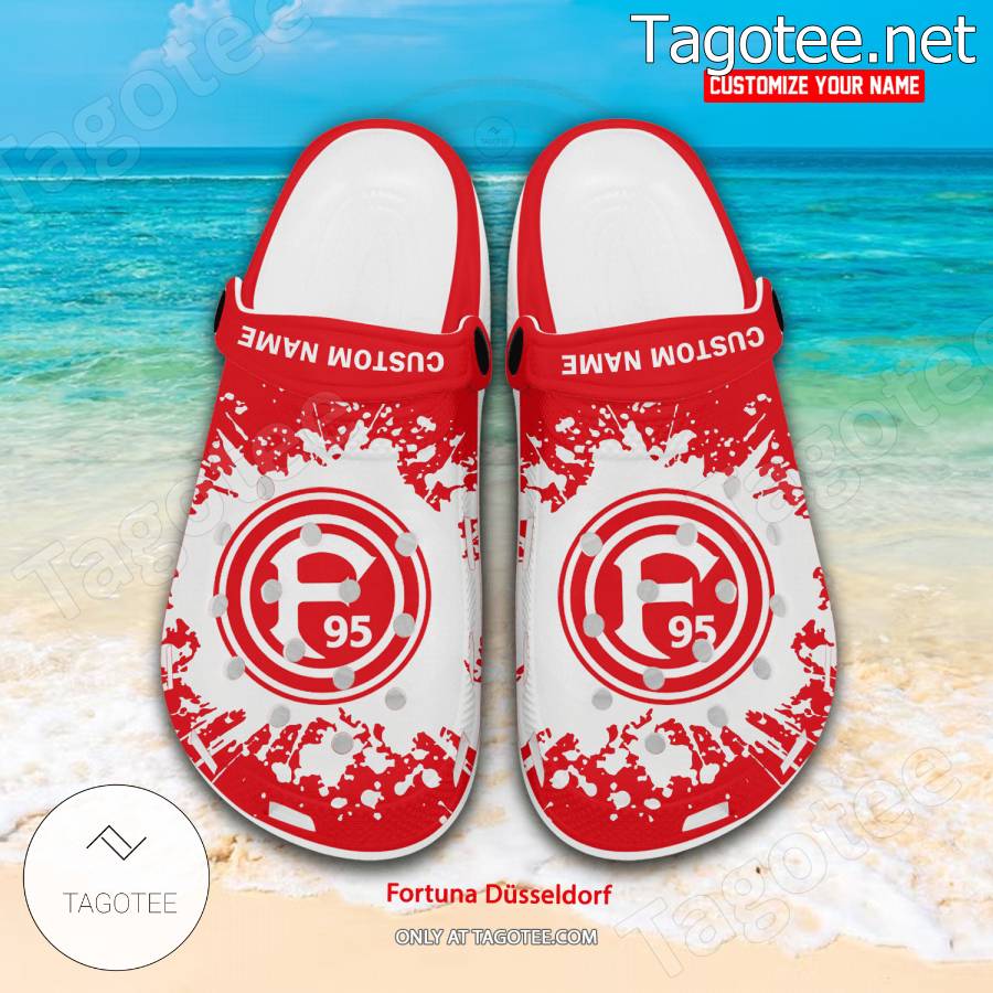 Fortuna Düsseldorf Custom Crocs Clogs - BiShop a