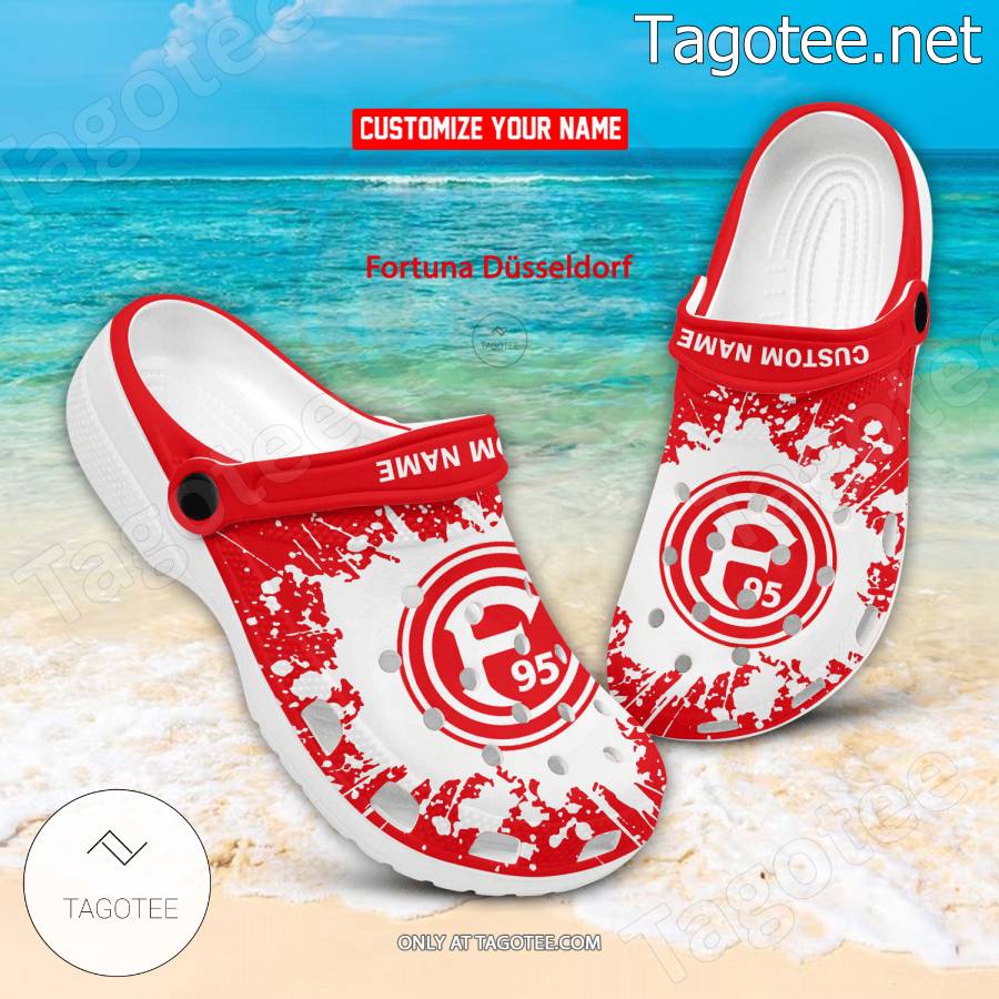 Fortuna Düsseldorf Custom Crocs Clogs - BiShop