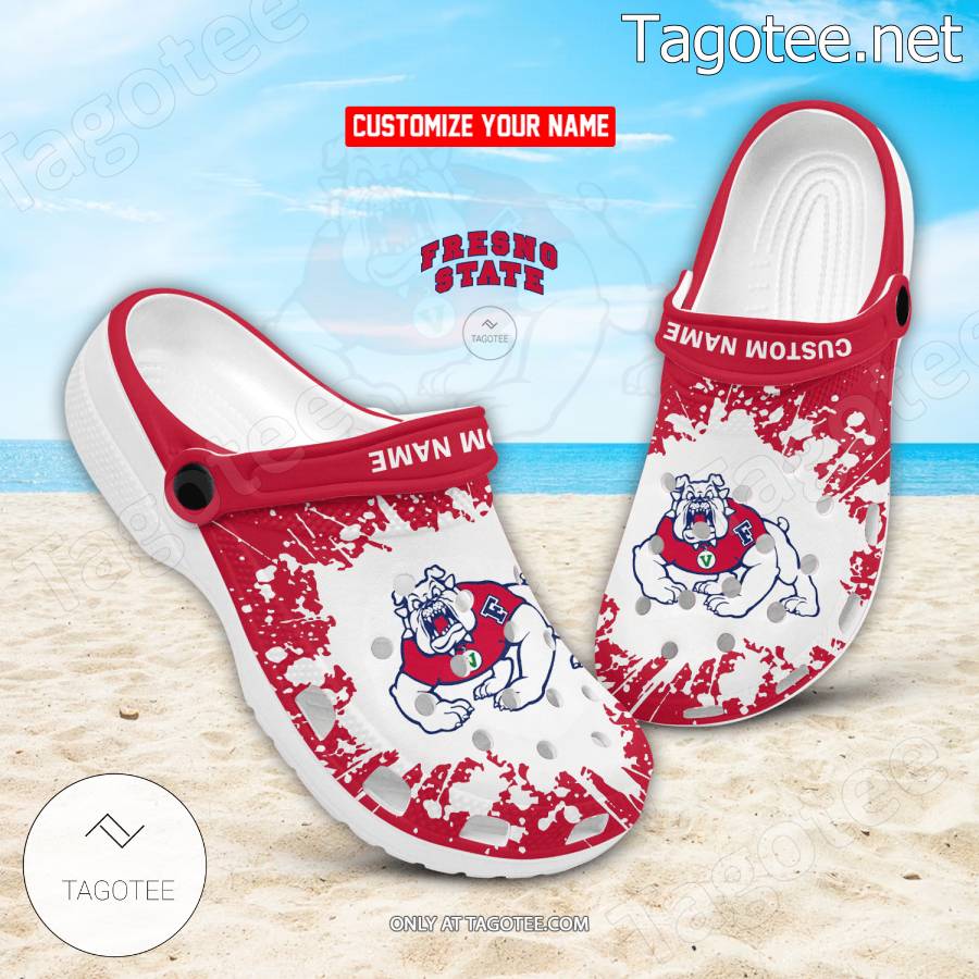 Fresno State Logo Custom Crocs Clogs - BiShop