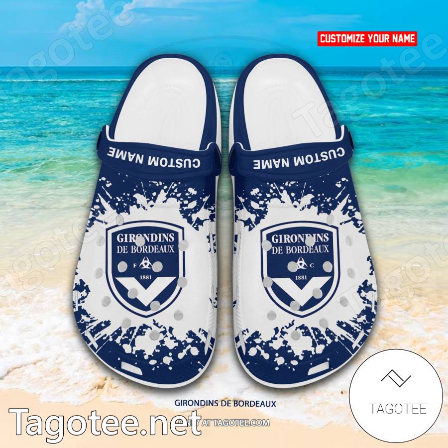 Girondins de Bordeaux Custom Crocs Clogs - BiShop a