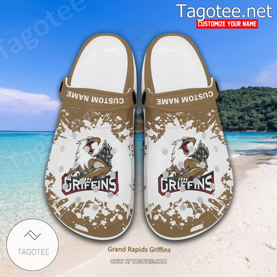 Grand Rapids Griffins Logo Crocs Clogs - BiShop a