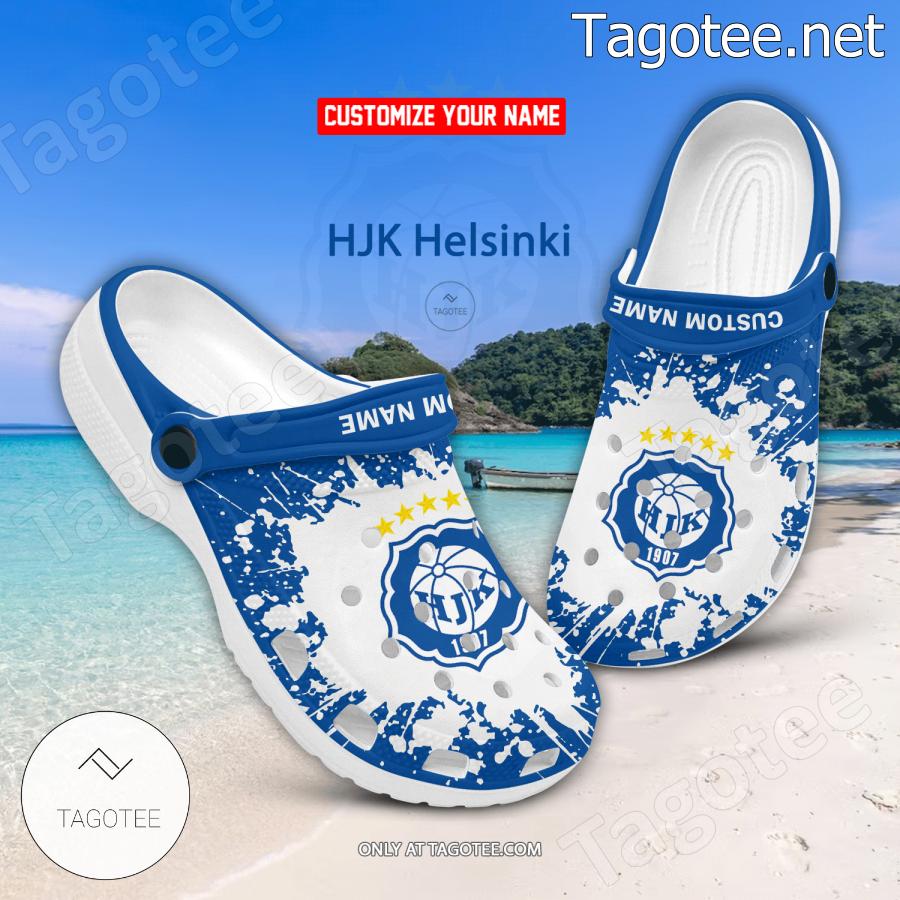 HJK Helsinki Logo Custom Crocs Clogs - BiShop