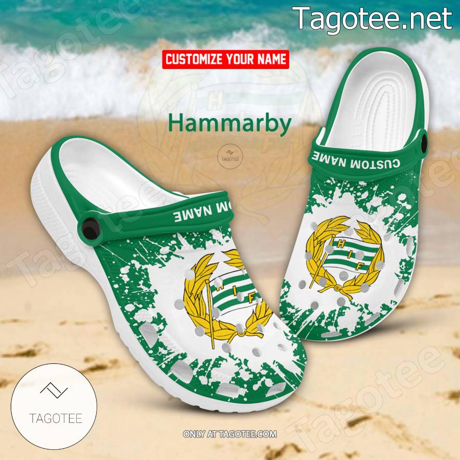 Hammarby Custom Crocs Clogs - BiShop