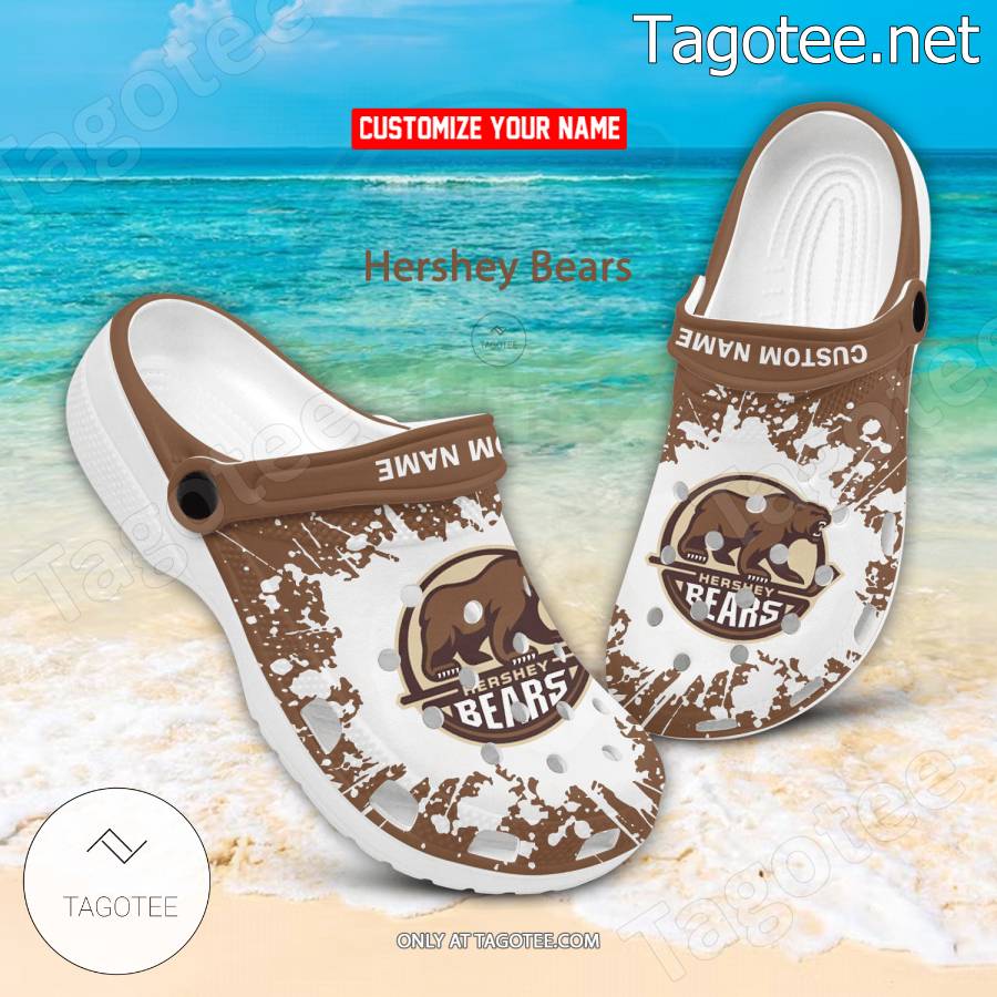 Hershey Bears Logo Crocs Clogs - BiShop