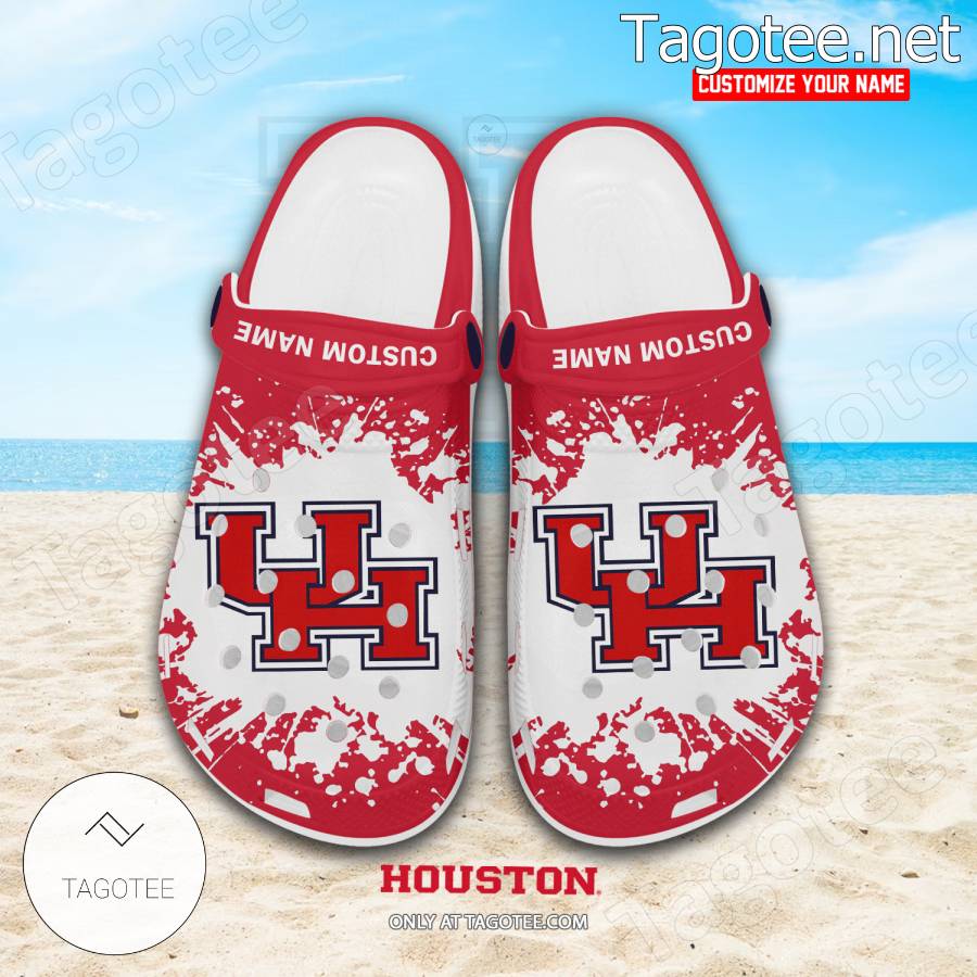 Houston Logo Custom Crocs Clogs - BiShop a