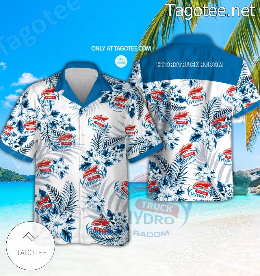 HydroTruck Radom Logo Hawaiian Shirt And Shorts - EmonShop