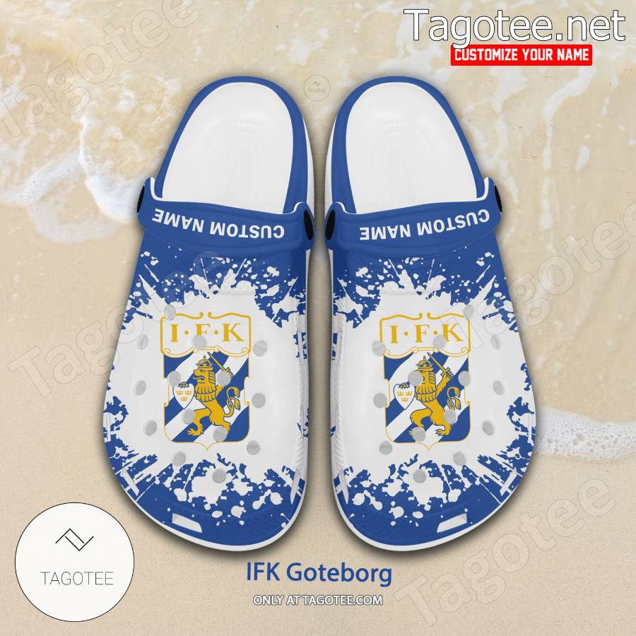 IFK Goteborg Custom Crocs Clogs - BiShop a