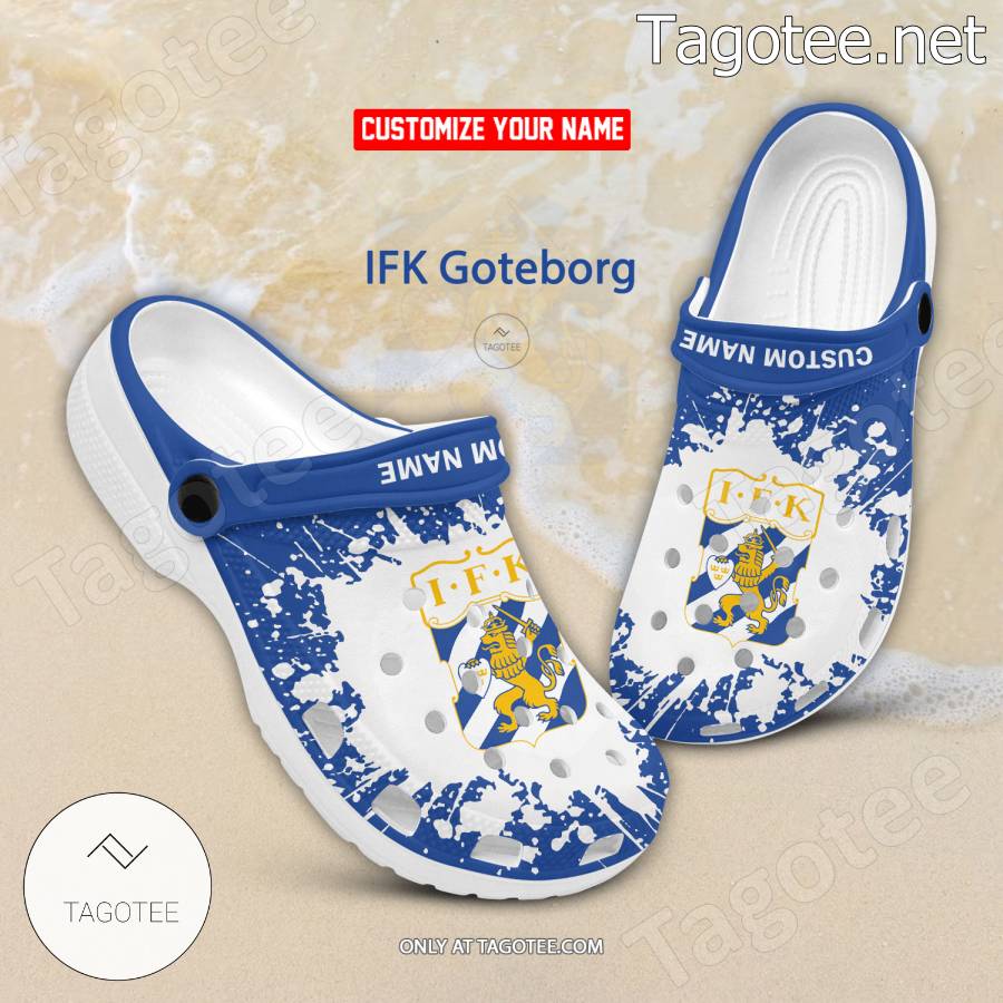 IFK Goteborg Custom Crocs Clogs - BiShop