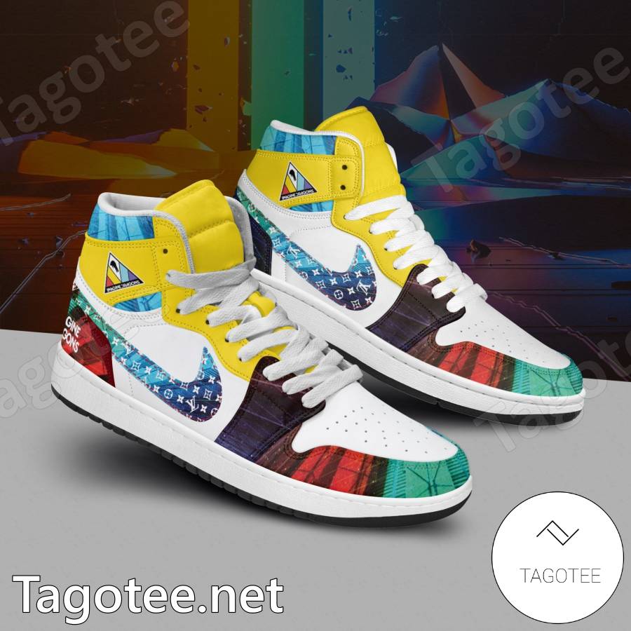 Imagine Dragons Louis Vuitton Air Jordan High Top Shoes a