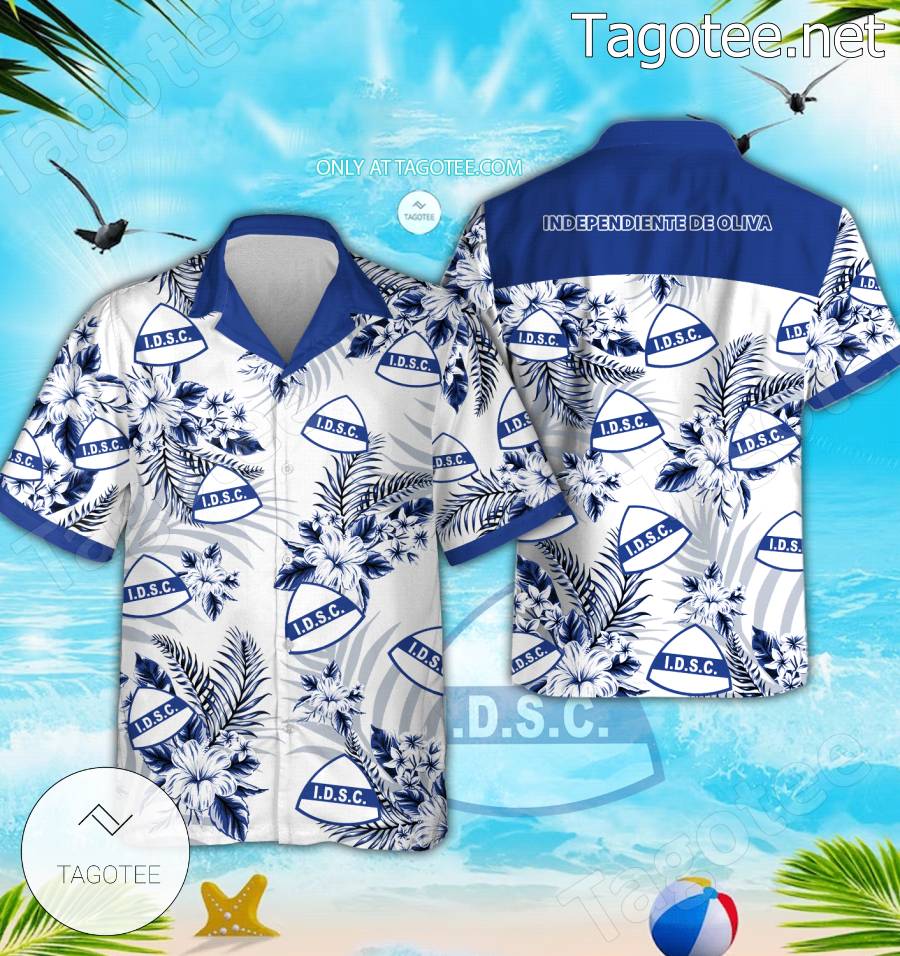 Independiente de Oliva Logo Hawaiian Shirt And Shorts - EmonShop