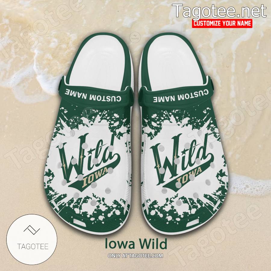 Iowa Wild Logo Crocs Clogs - BiShop a