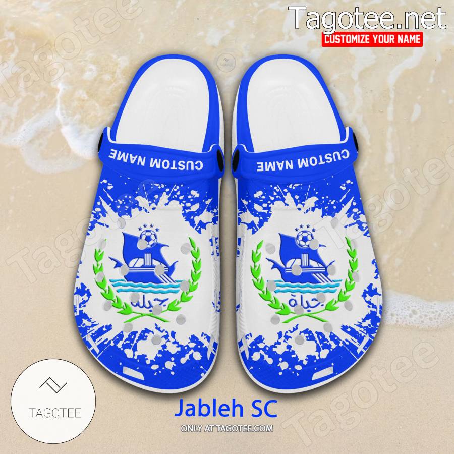 Jableh SC Logo Custom Crocs Clogs - BiShop a