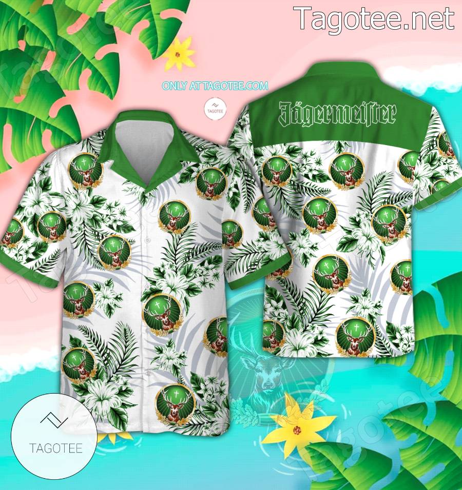 Jagermeister Logo Hawaiian Shirt And Shorts - EmonShop