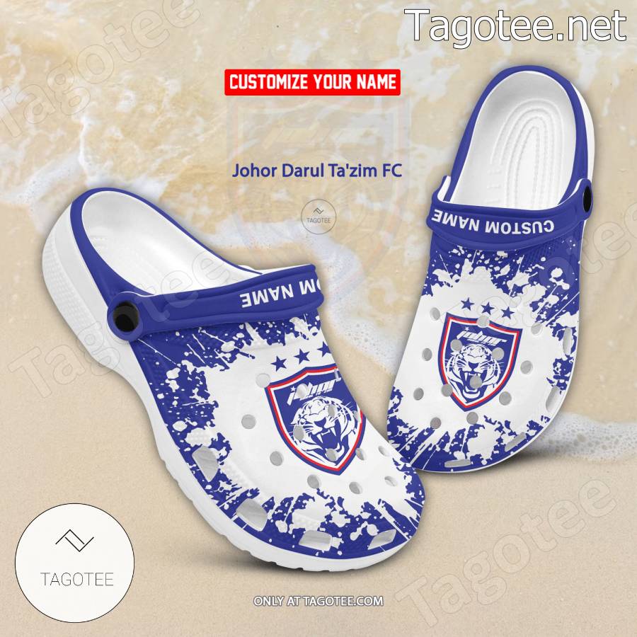 Johor Darul Ta'zim FC Logo Custom Crocs Clogs - BiShop