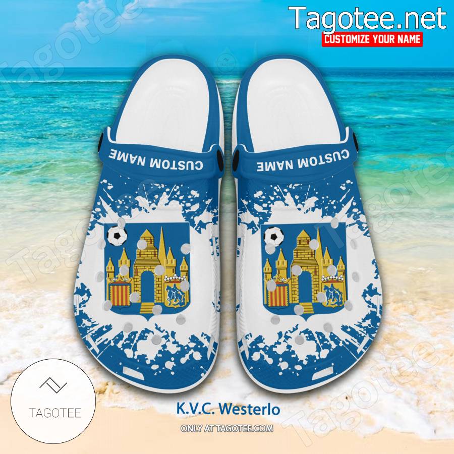 K.V.C. Westerlo Custom Crocs Clogs - BiShop a