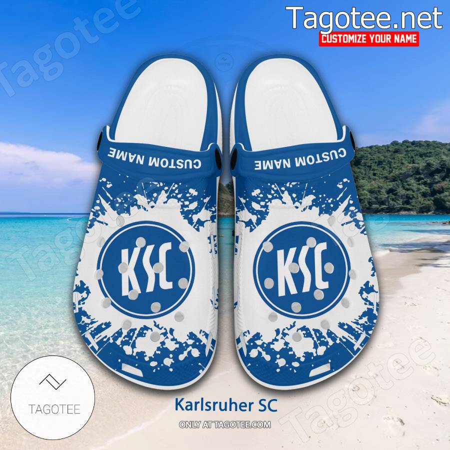 Karlsruher SC Custom Crocs Clogs - BiShop a