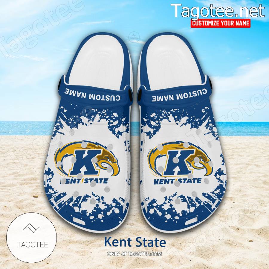 Kent State Logo Custom Crocs Clogs - BiShop a