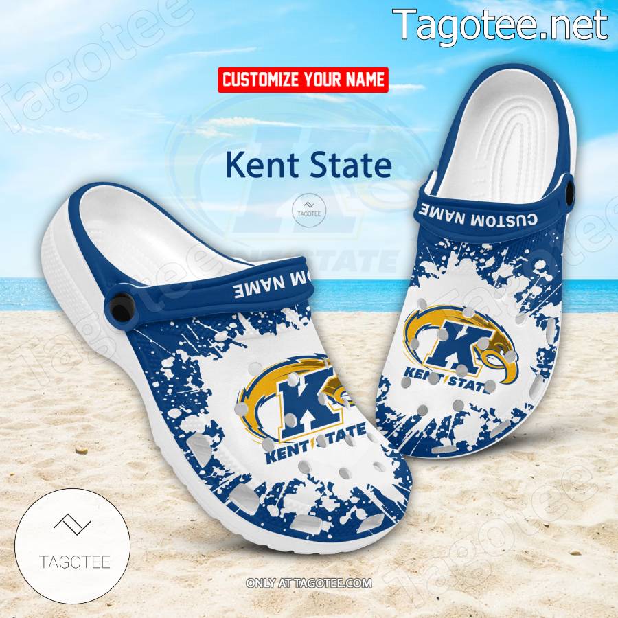 Kent State Logo Custom Crocs Clogs - BiShop