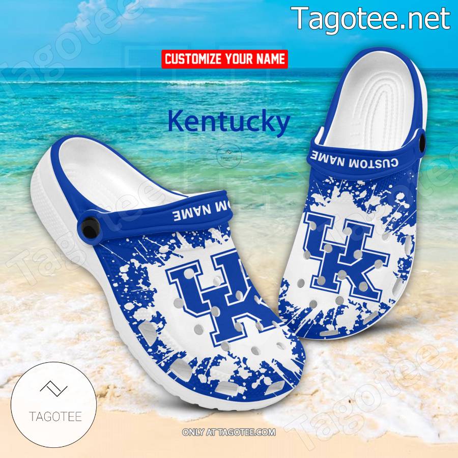 Kentucky Logo Custom Crocs Clogs - BiShop