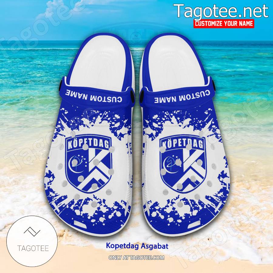 Kopetdag Asgabat Logo Custom Crocs Clogs - BiShop a