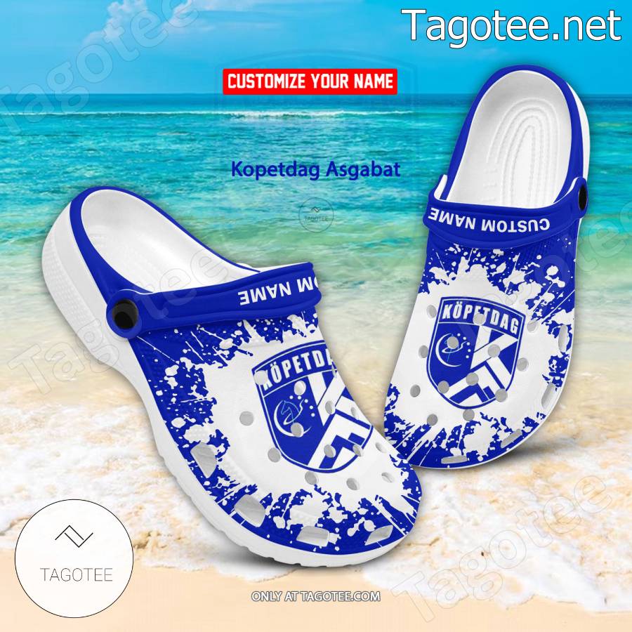 Kopetdag Asgabat Logo Custom Crocs Clogs - BiShop