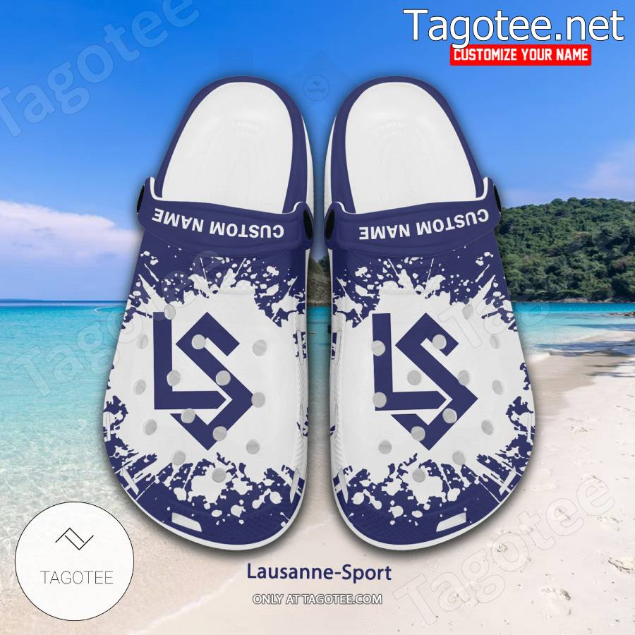 Lausanne-Sport Custom Crocs Clogs - BiShop a