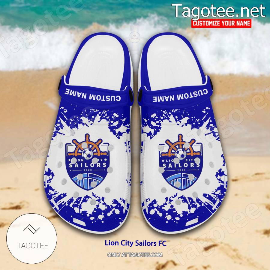 Lion City Sailors FC Logo Custom Crocs Clogs - BiShop a