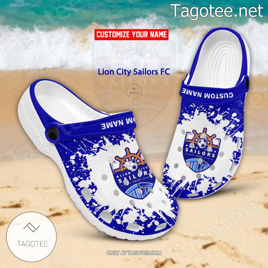 Lion City Sailors FC Logo Custom Crocs Clogs - BiShop