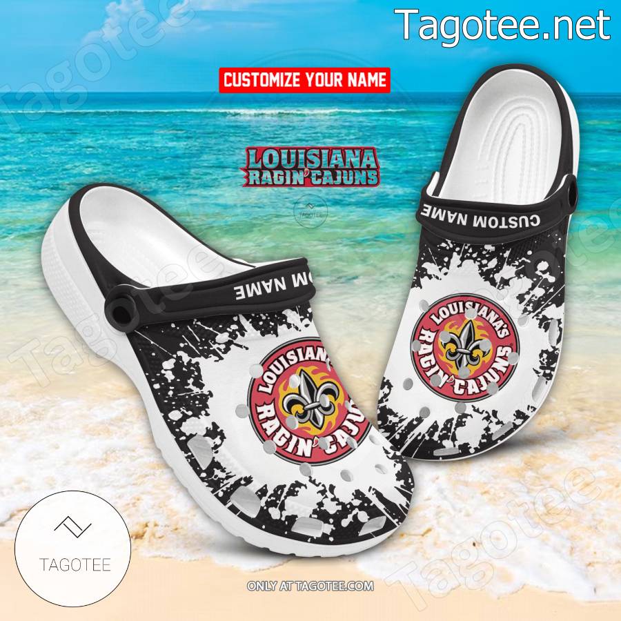 Louisiana-Lafayette Logo Custom Crocs Clogs - BiShop