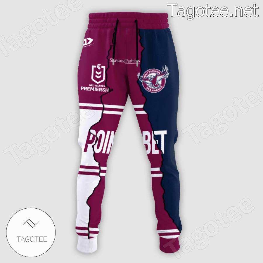 Manly Warringah Sea Eagles Nrl Pointsbet Custom Hoodie And Pants