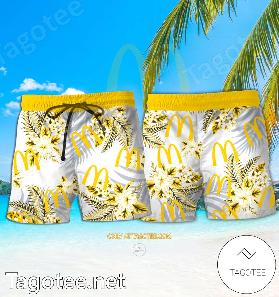 McDonald's Logo Hawaiian Shirt And Shorts - EmonShop a