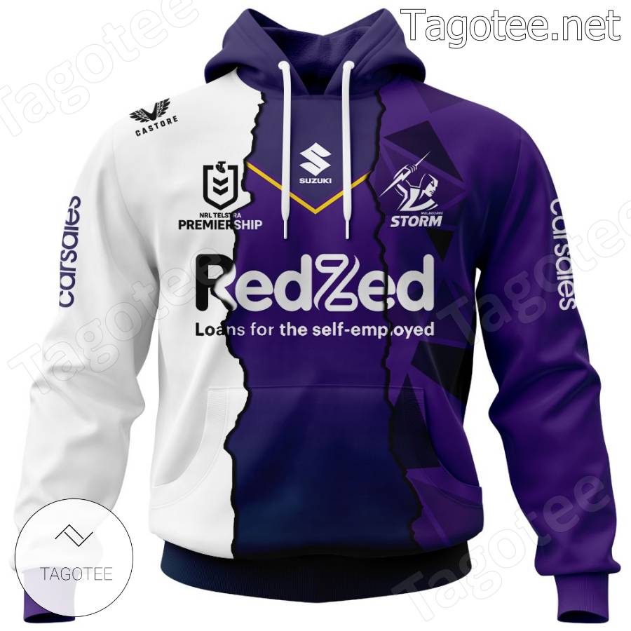 Melbourne Storm Nrl Redzed Loans For The Self-employed Custom Hoodie And Pants a