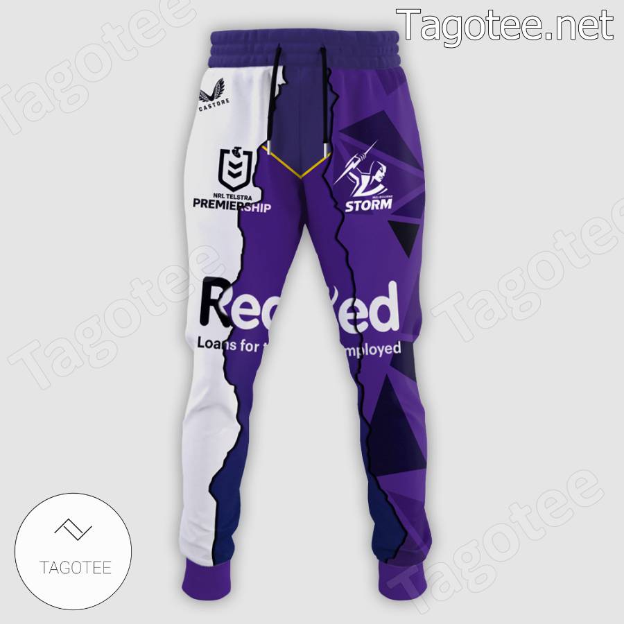 Melbourne Storm Nrl Redzed Loans For The Self-employed Custom Hoodie And Pants