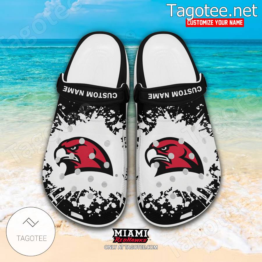 Miami (Oh) Logo Custom Crocs Clogs - BiShop a