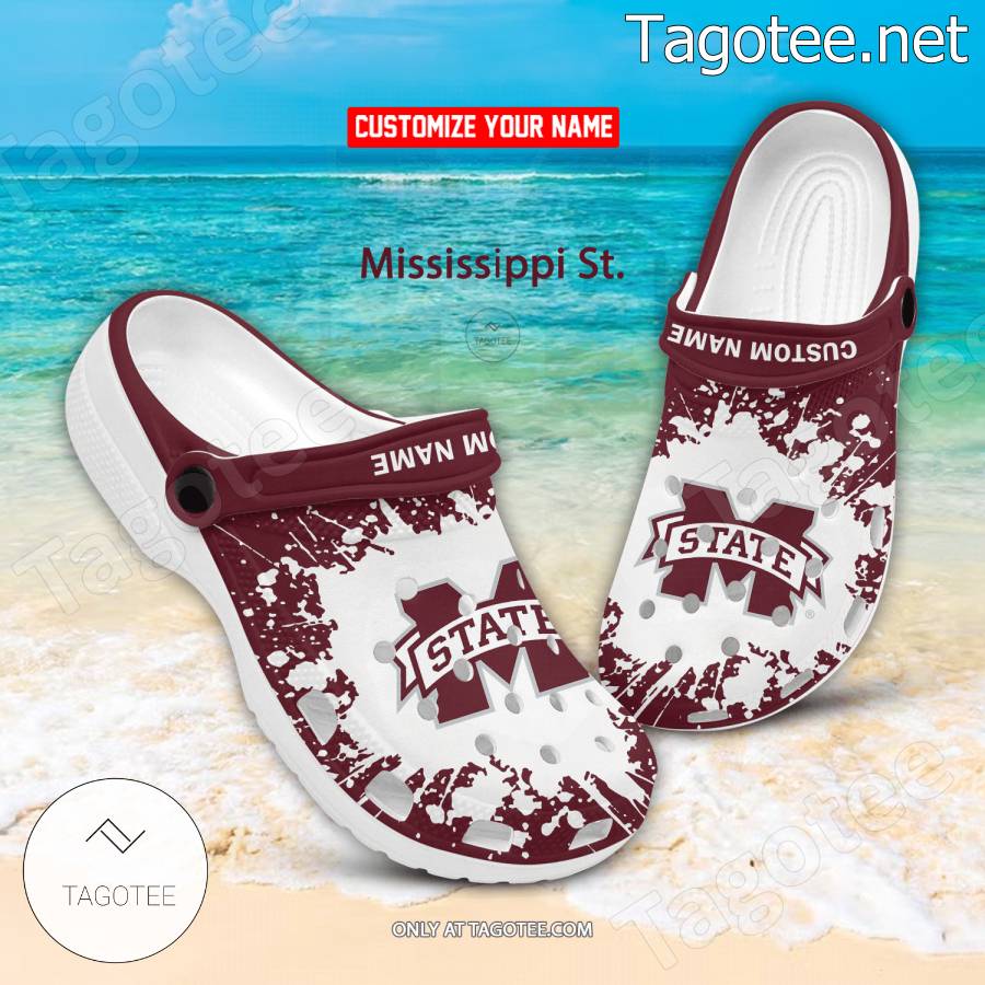 Mississippi St. Logo Custom Crocs Clogs - BiShop