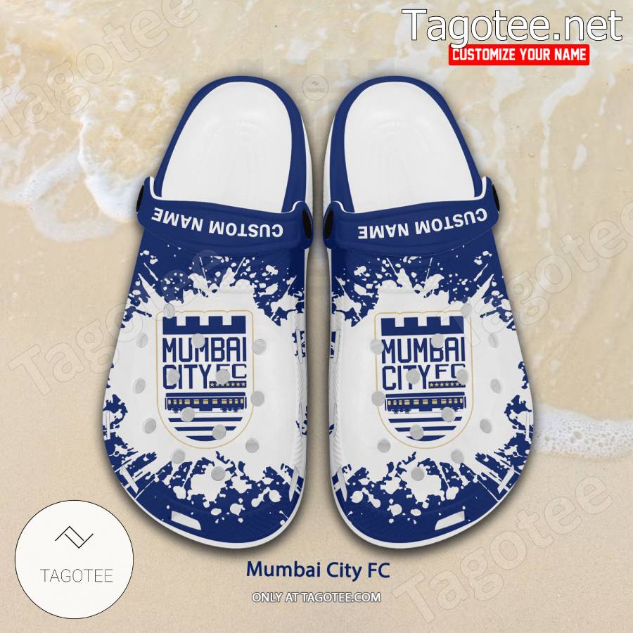 Mumbai City FC Logo Custom Crocs Clogs - BiShop a