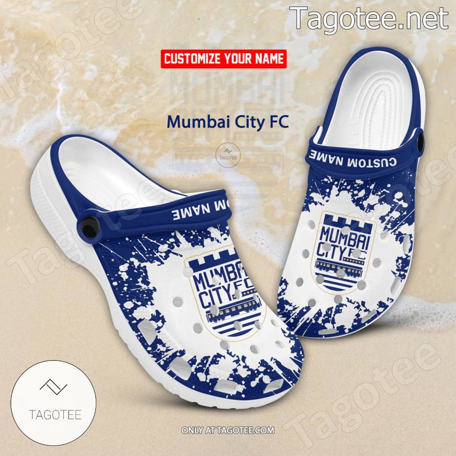 Mumbai City FC Logo Custom Crocs Clogs - BiShop