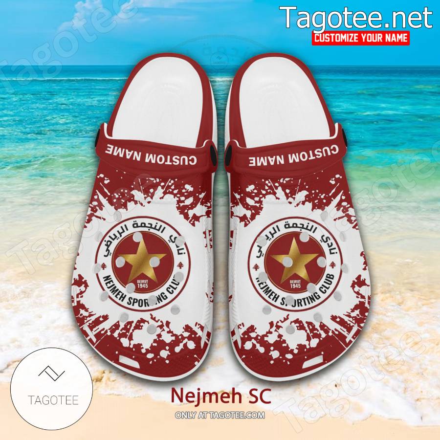 Nejmeh SC Logo Custom Crocs Clogs - BiShop a