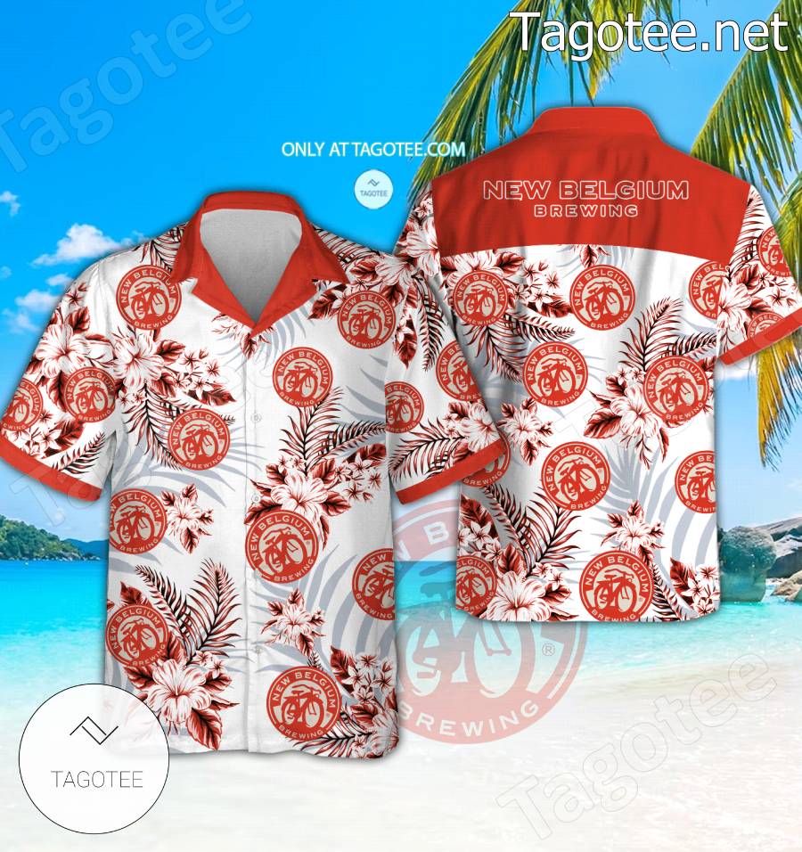 New Belgium Logo Hawaiian Shirt And Shorts - EmonShop