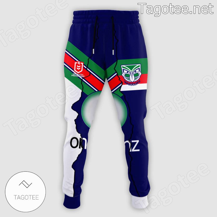 New Zealand Warriors Nrl One Nz Custom Hoodie And Pants