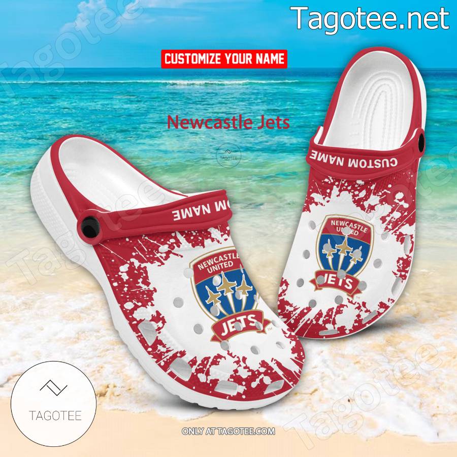 Newcastle Jets Custom Crocs Clogs - BiShop