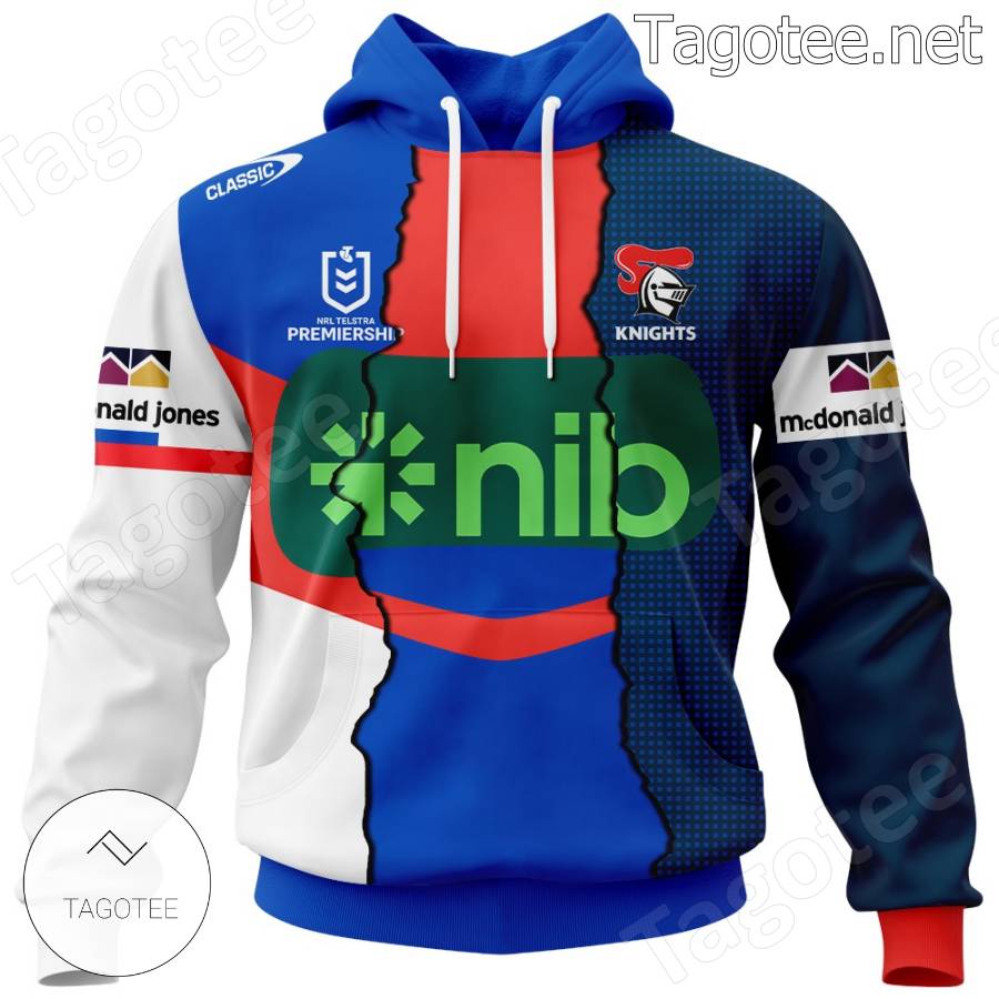 Newcastle Knights Nrl Nib Custom Hoodie And Pants a